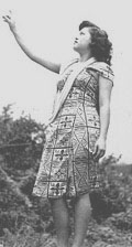Hula Girl in Kīkepa - 1950